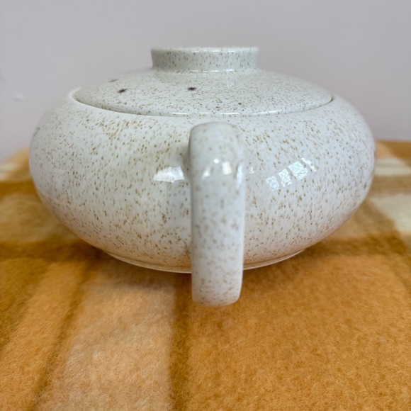 WS George Celeste Atomic Starburst Speckled Mid Century Tureen Bowl Vintage RARE - Picture 6 of 16